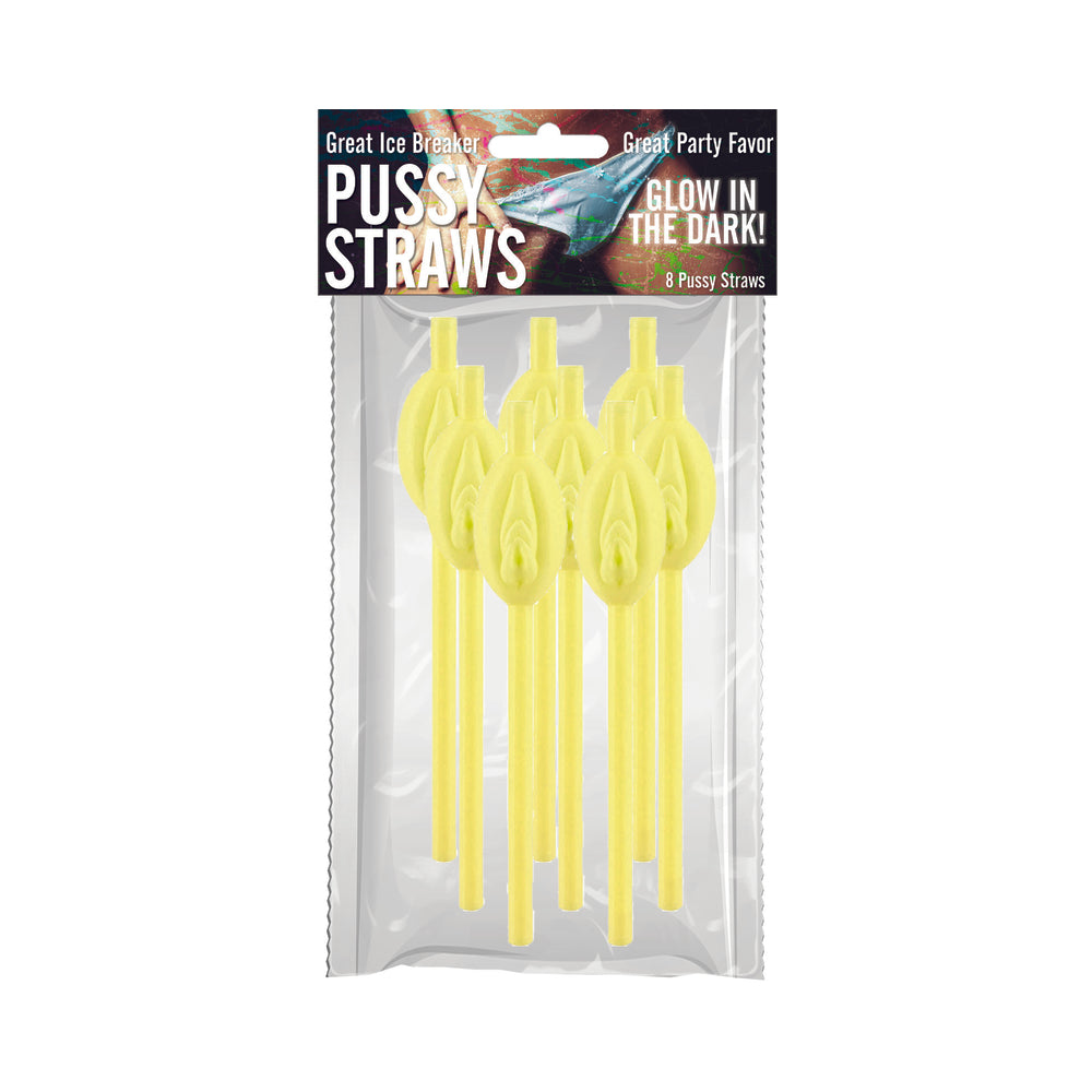 Pussy Straws Glow In The Dark
