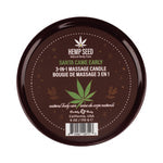 Earthly Body Hemp Seed Holiday 3-in-1 Massage Candle - Santa Came Early