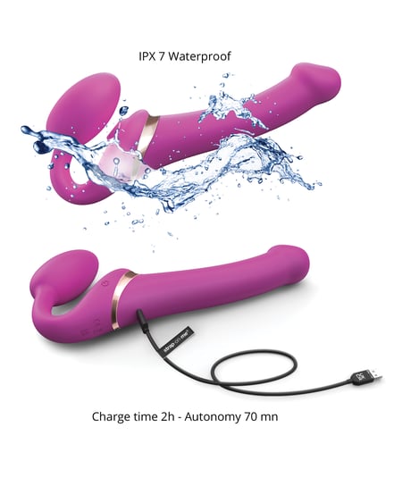 Strap-On-Me Multi Orgasm Bendable Strap-On Large