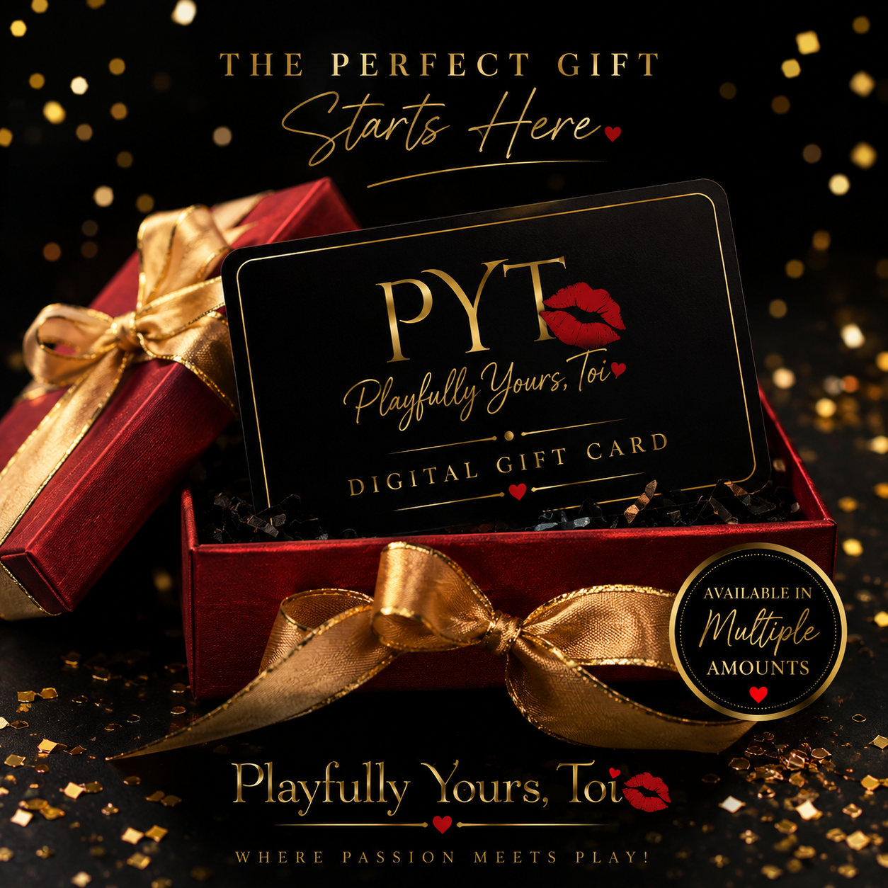 Playfully Yours, Toi💋 Digital Gift Card