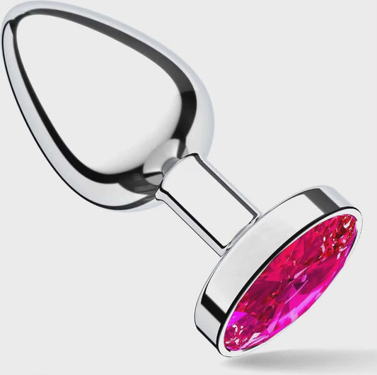 Jeweled Stainless Steel Anal Plug