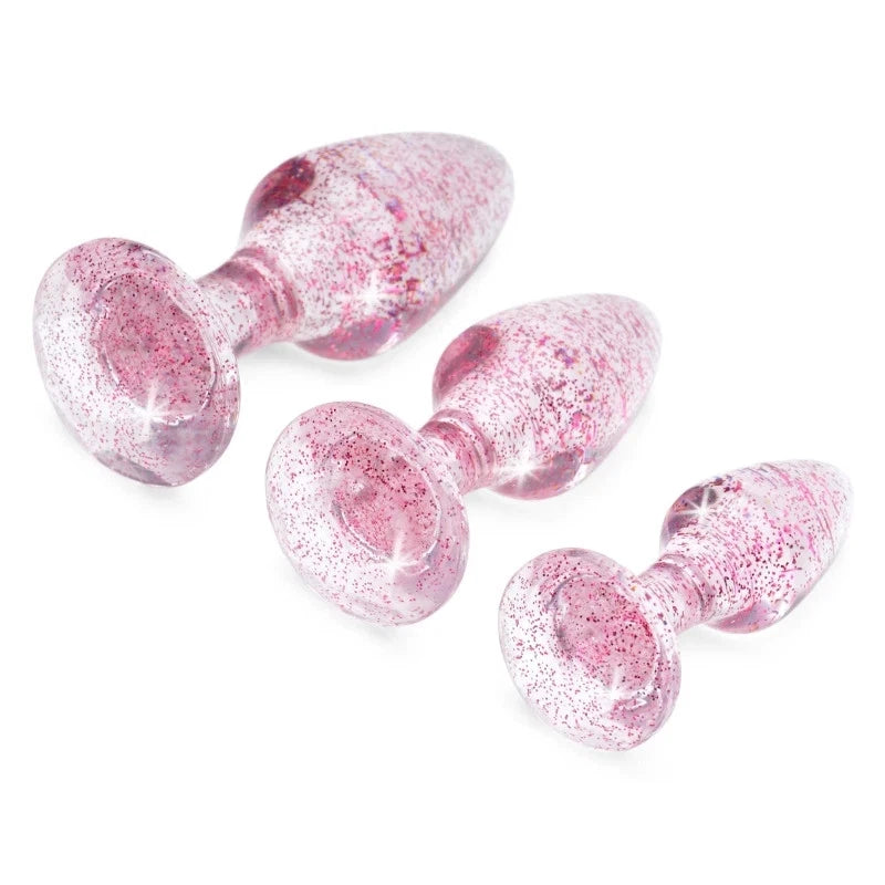 Glitter Gem Anal Plug Set
