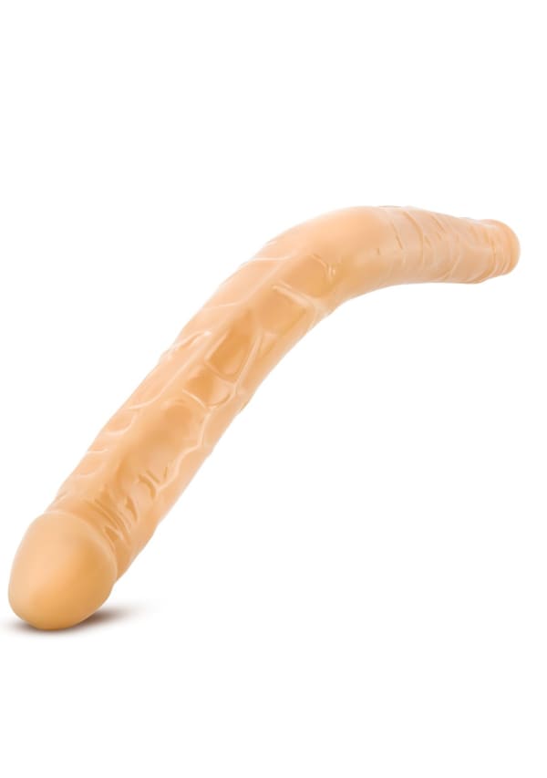 16" Double Dildo Beige