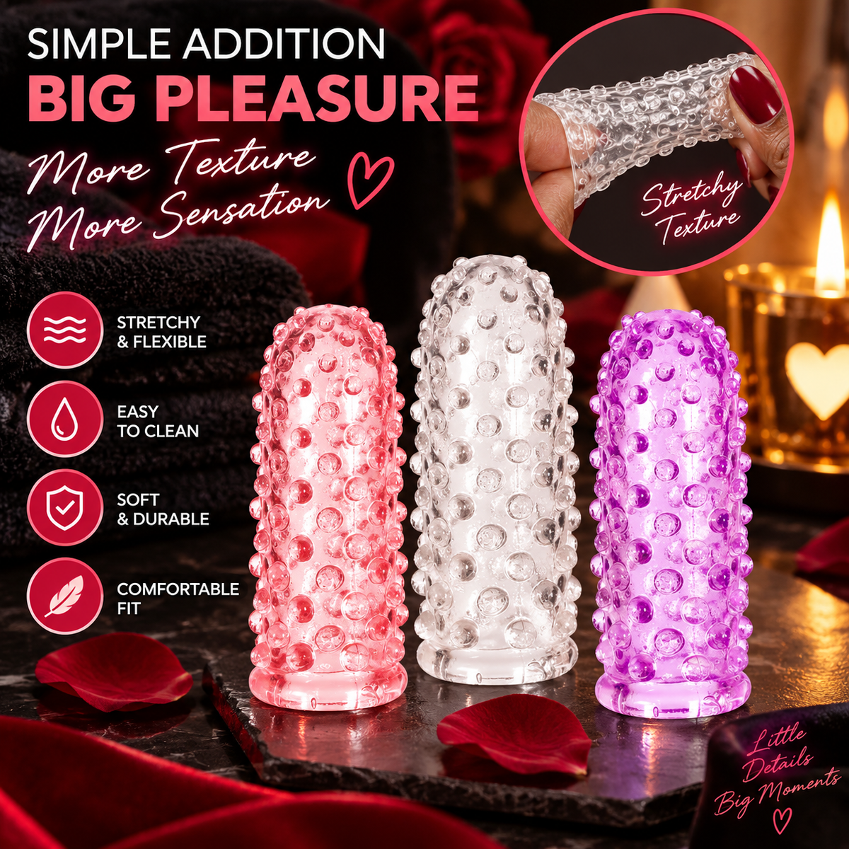 3-Piece Finger Sleeve Set