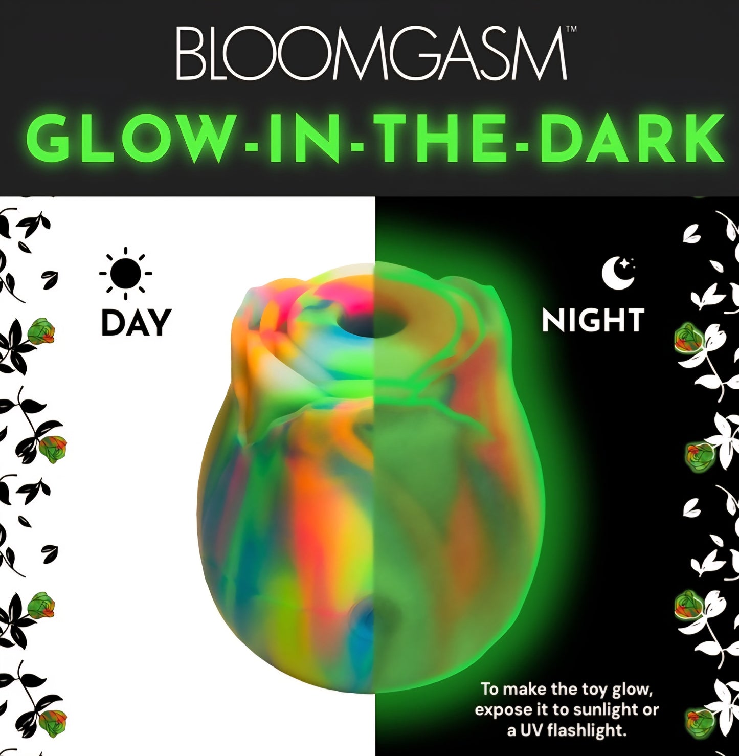 Glow Rose Glow-in-the-dark Clitoral Stimulator