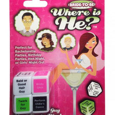 Bride to Be Where Is He Dice Hunt Game
