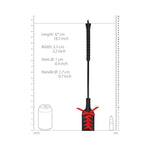 Ouch! Crop Black Rectangle With Lace - Large