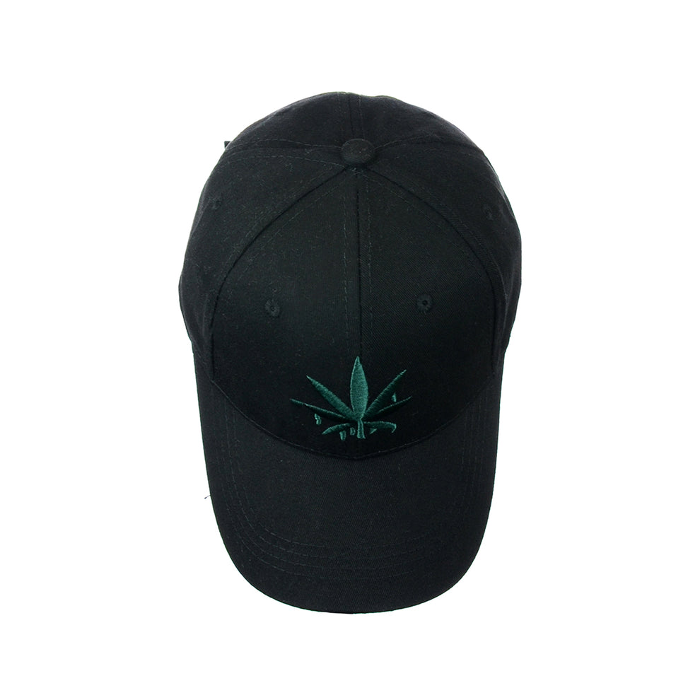 Drippy Weed Leaf Embroidered Baseball Hat