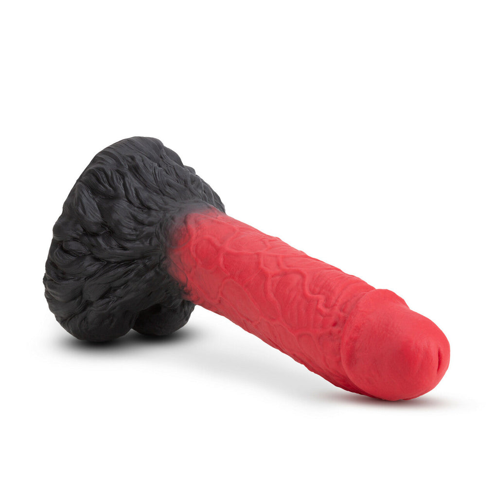 The Realm Lycan Lock-on Werewolf Dildo Red