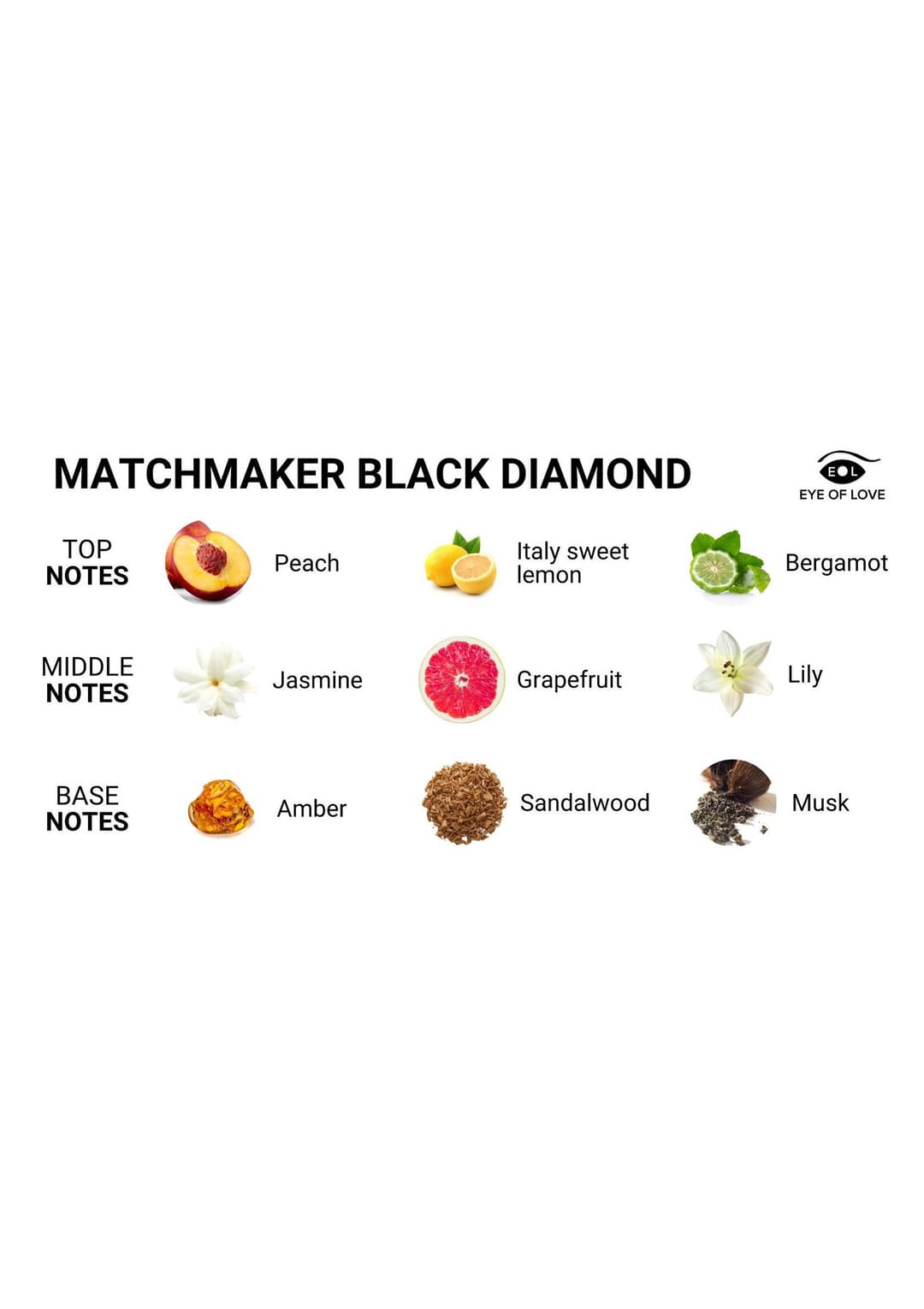Eye Of Love Matchmaker Black Diamond Attract Her Pheromone Parfum