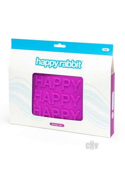 Happy Rabbit Happy Storage Zip Bag Large Purple