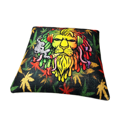 Handloom Lion Printed Cushions